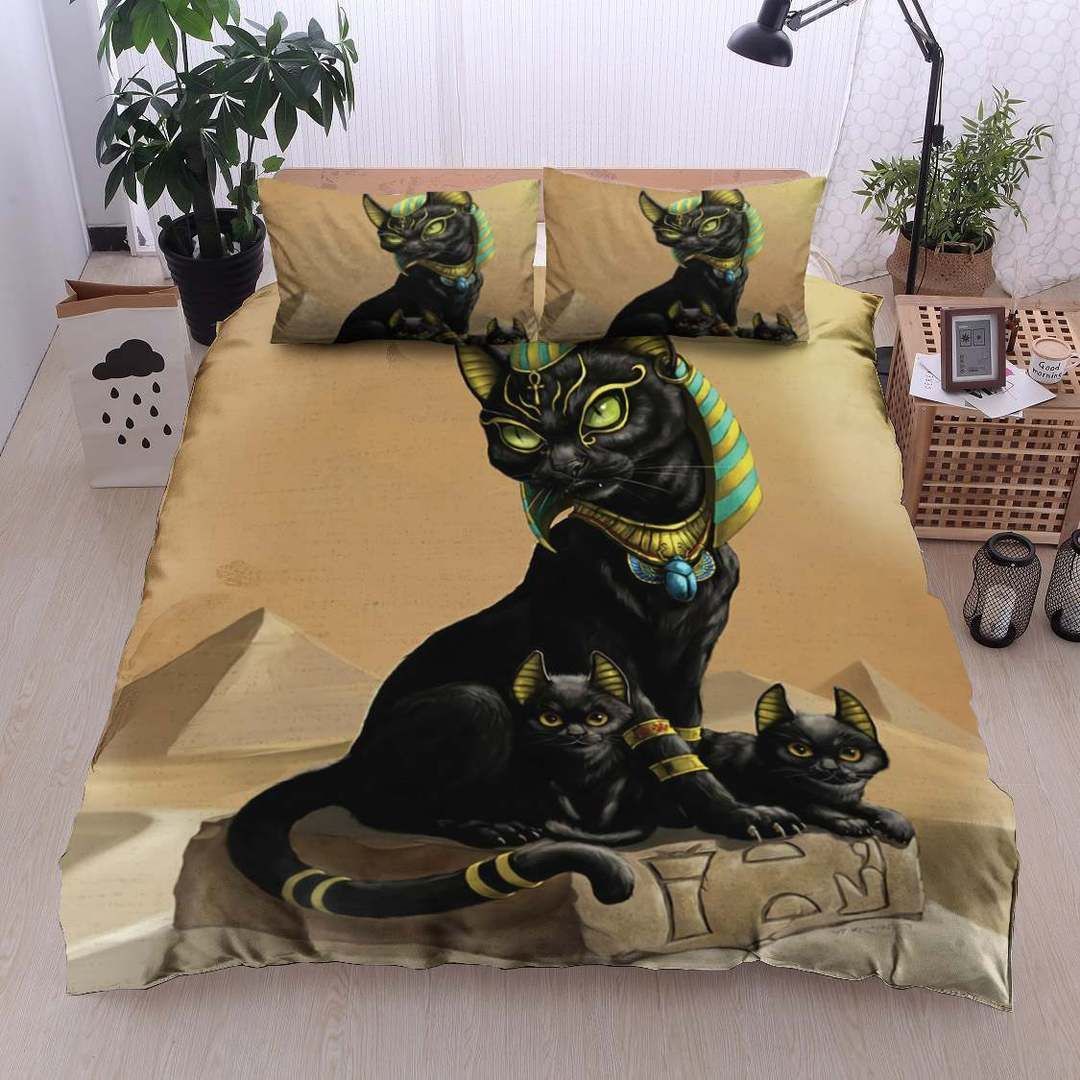 Egyptian Cat Bedding Set