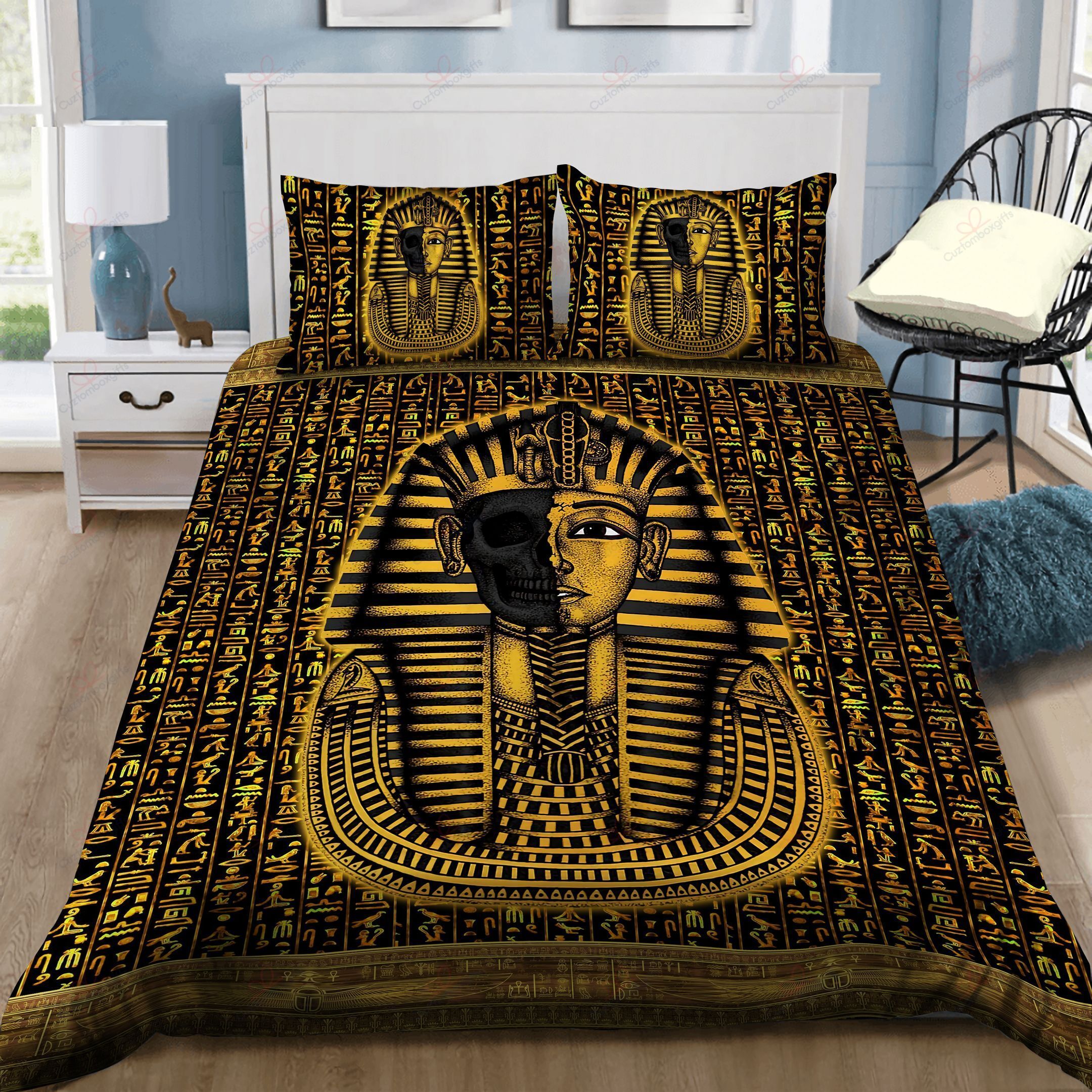 Egyptian Pharaoh Tutankhamun Bedding Set