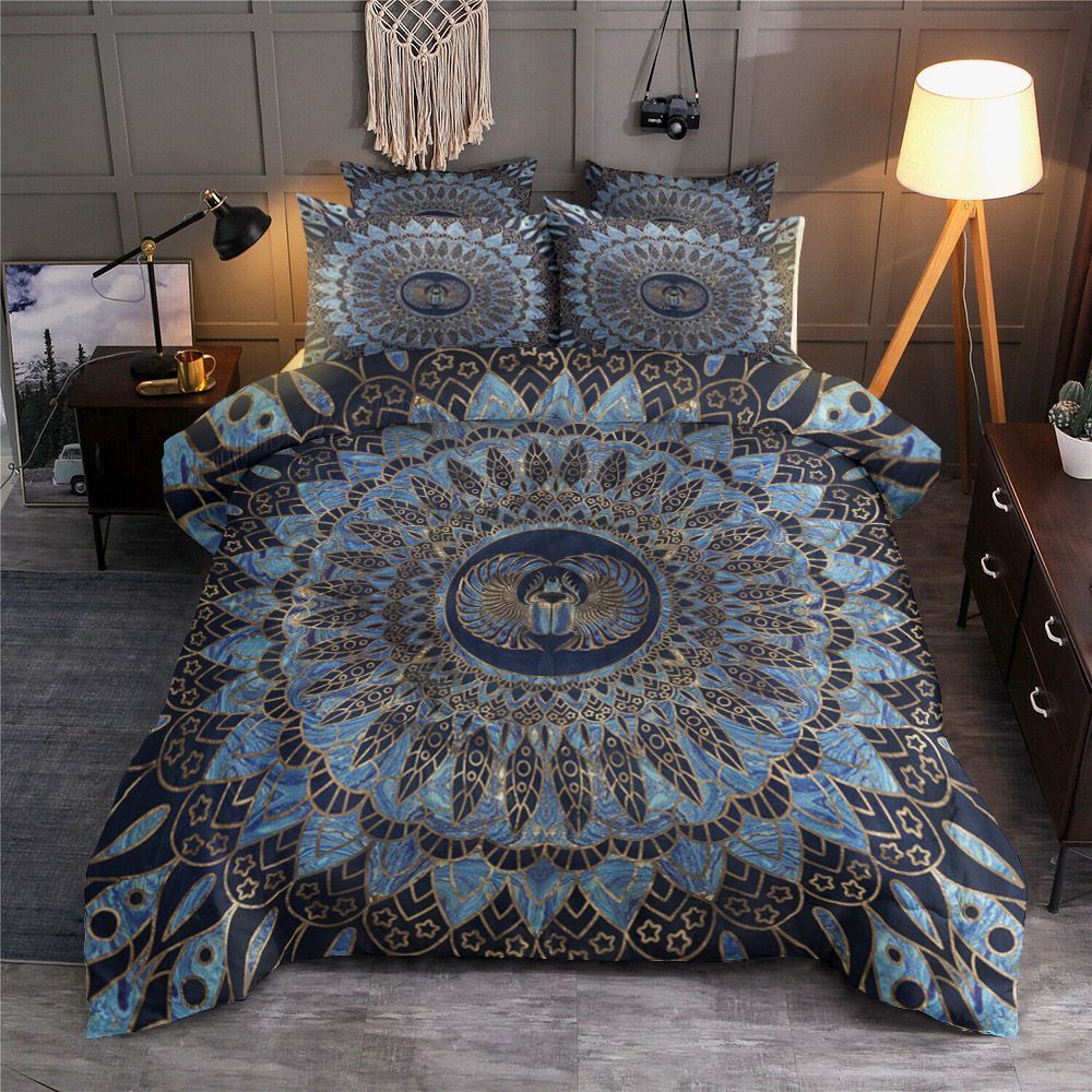 Egyptian Scarab Beetle Bedding Set