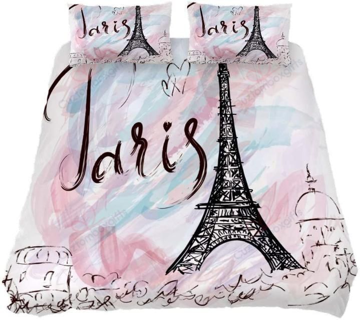 Eiffel Tower In Paris Bedding Set