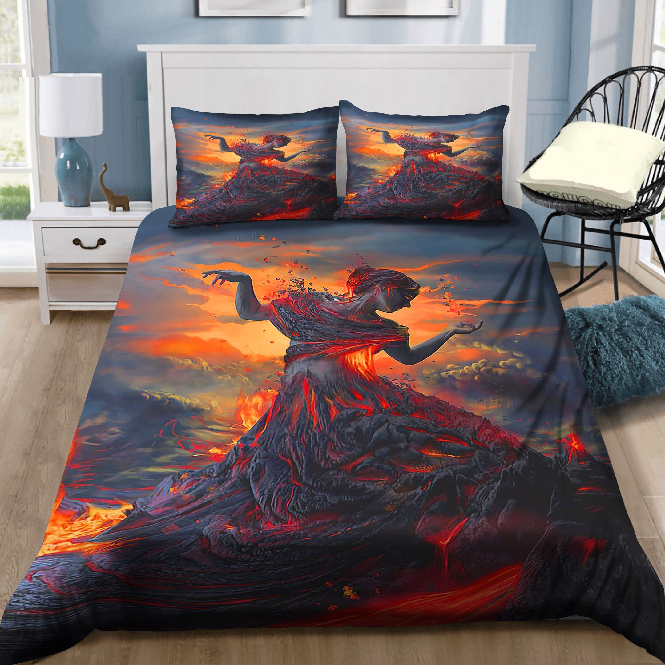 Elements Fire Girl Bedding Set