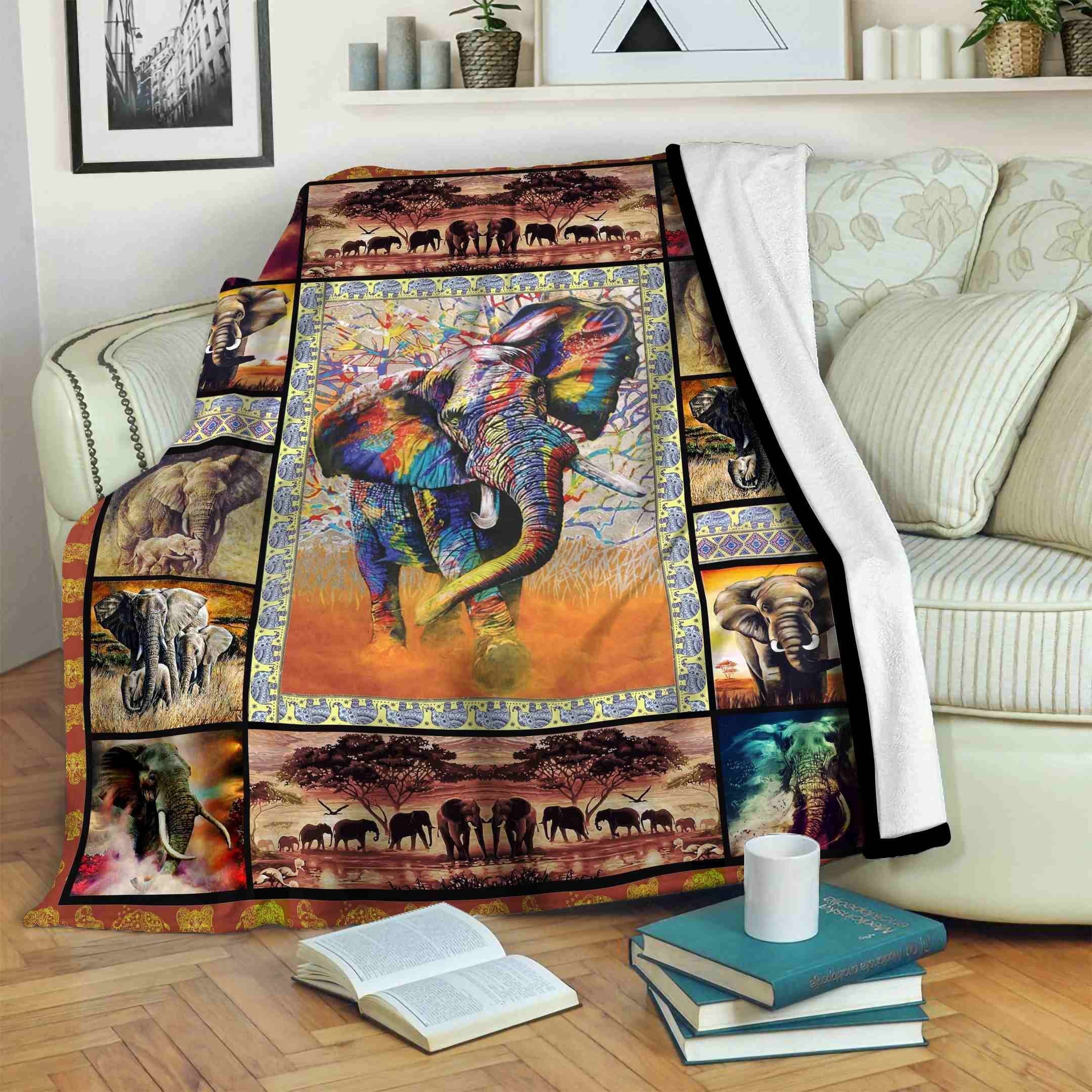 Elephan Fleece Blanket