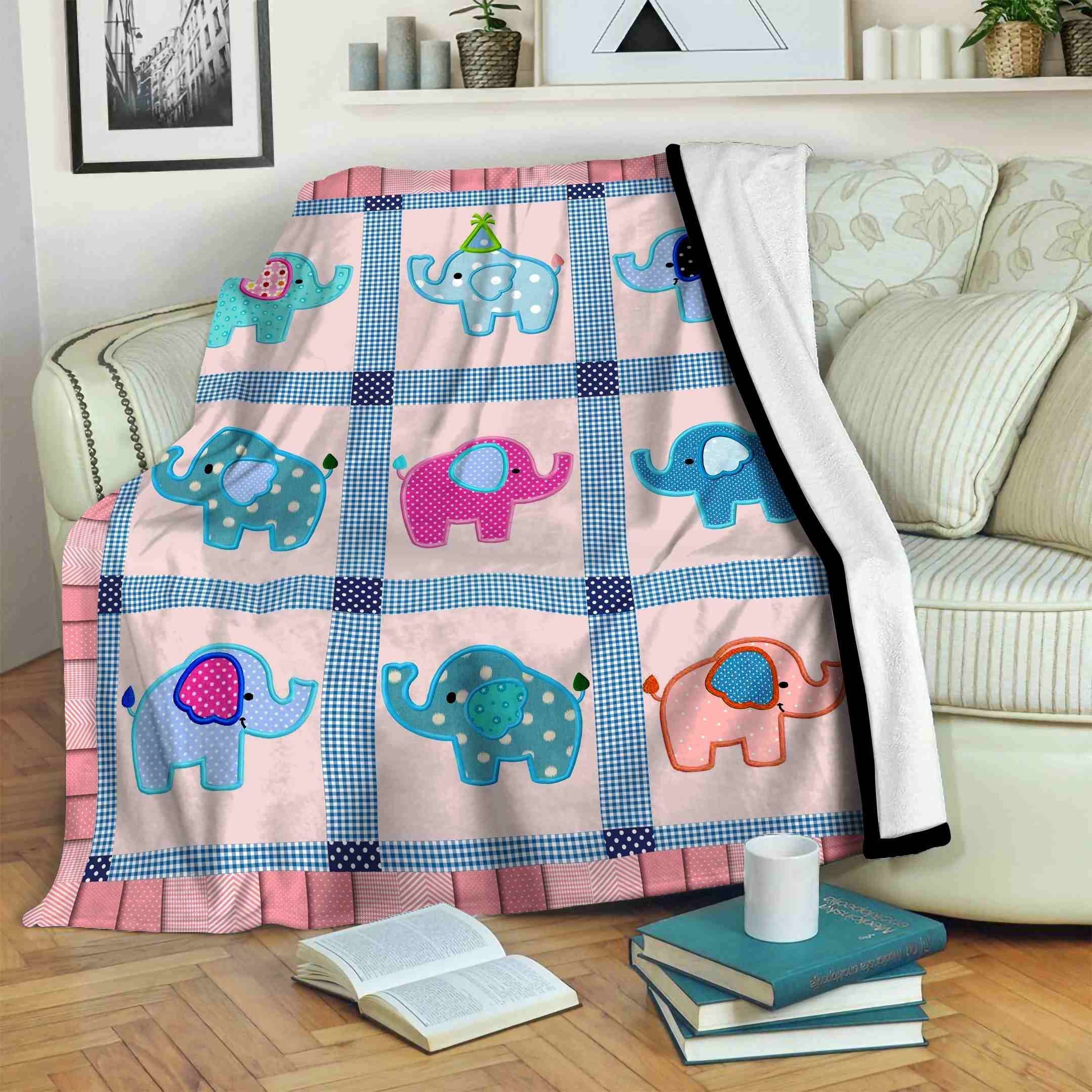 Elephan Fleece Blanket