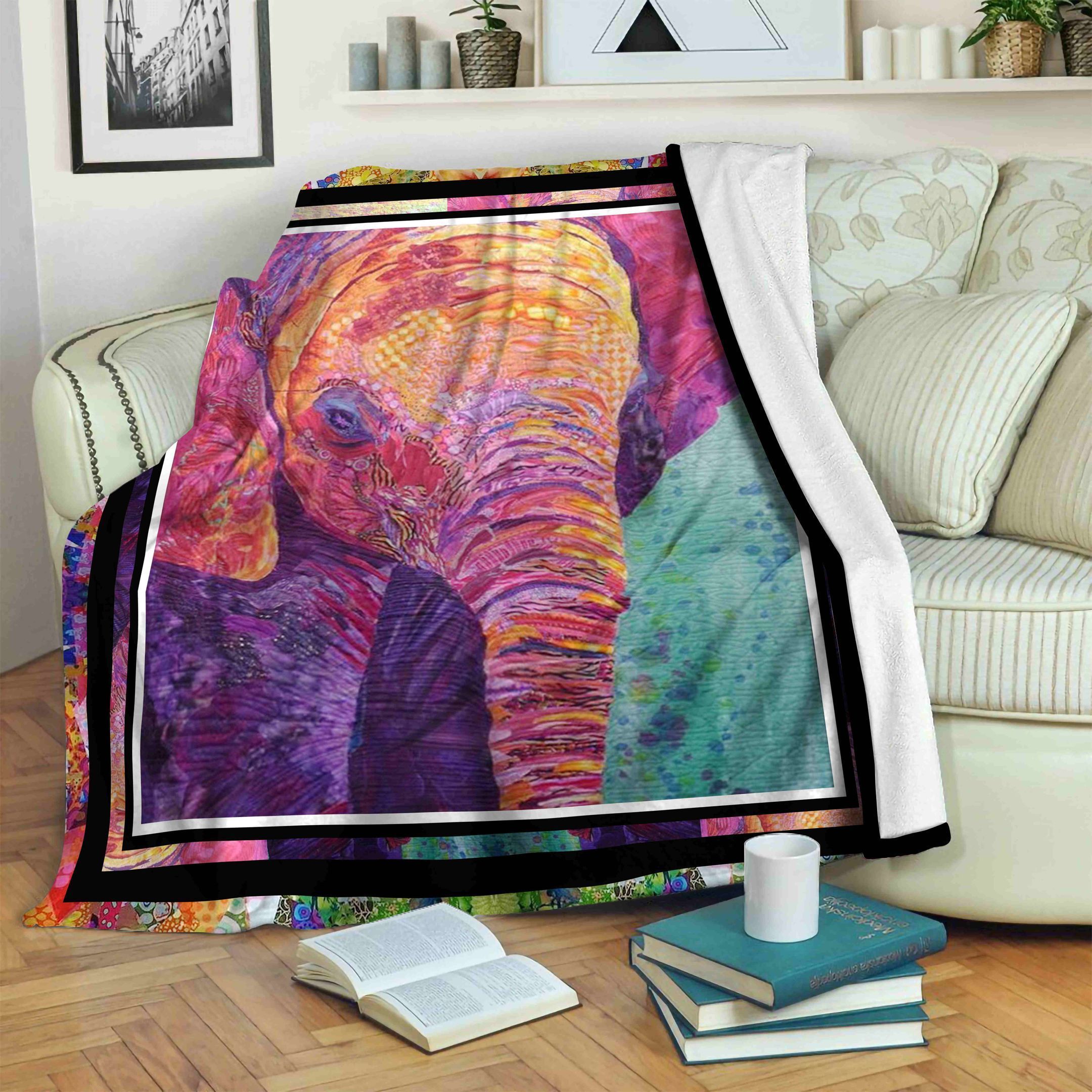 Elephan Fleece Blanket