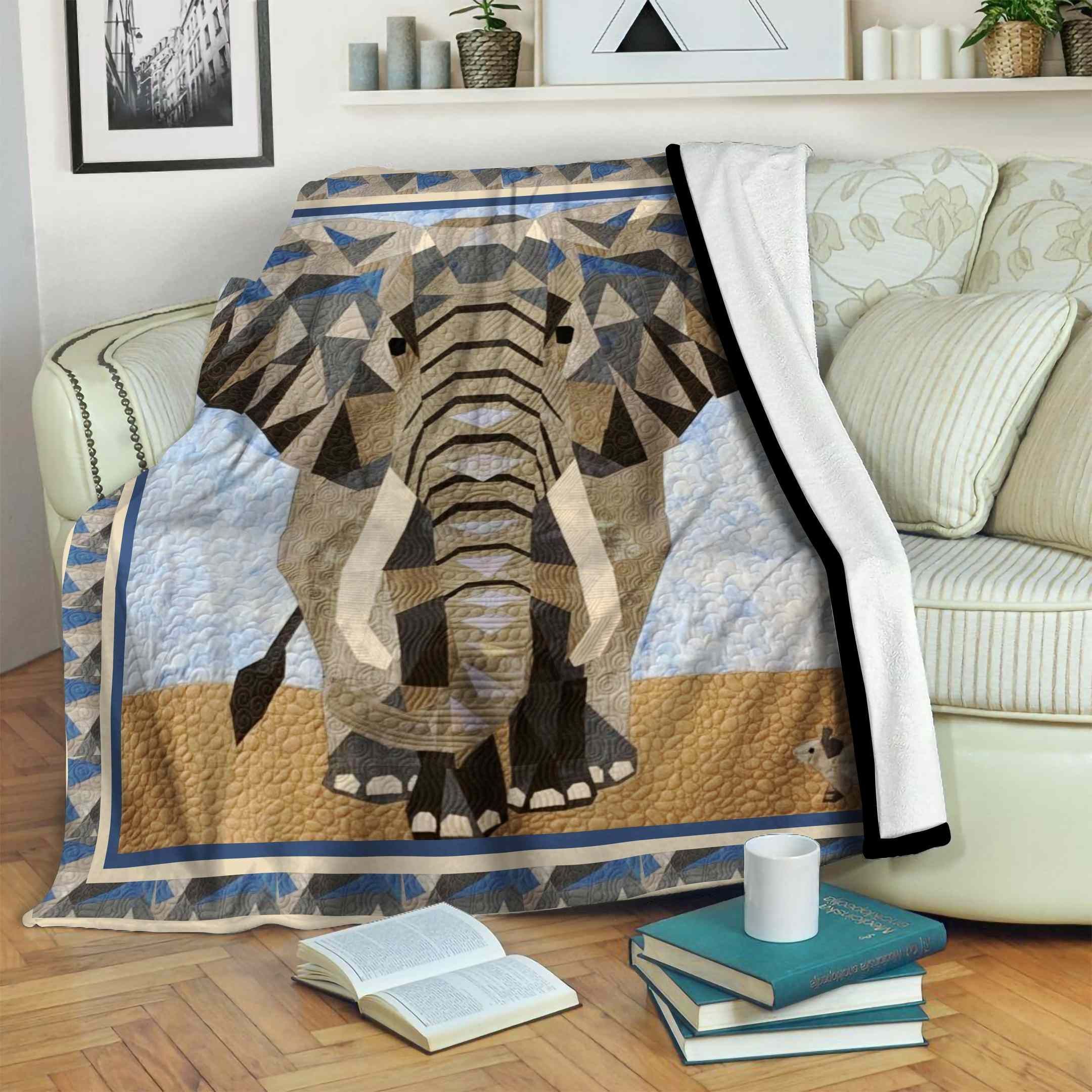 Elephan Fleece Blanket