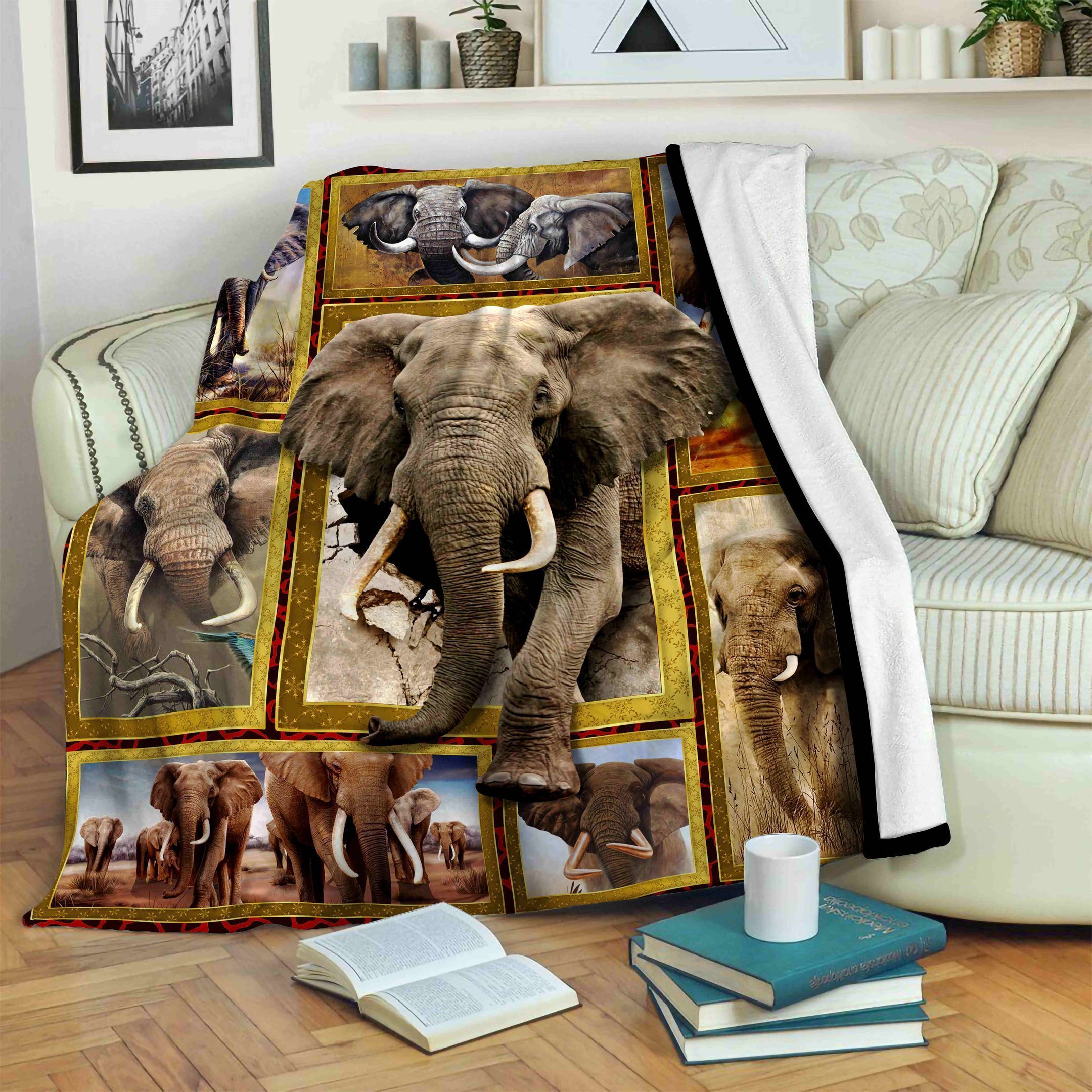 Elephan Fleece Blanket