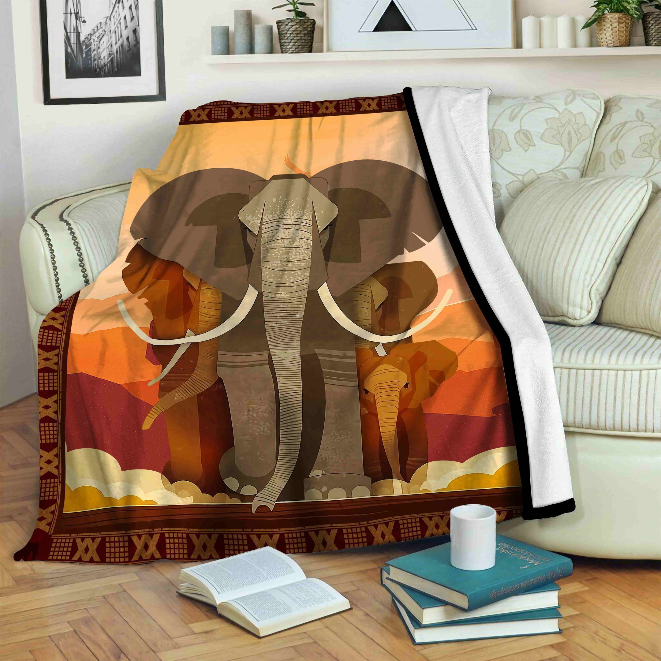 Elephan Fleece Blanket