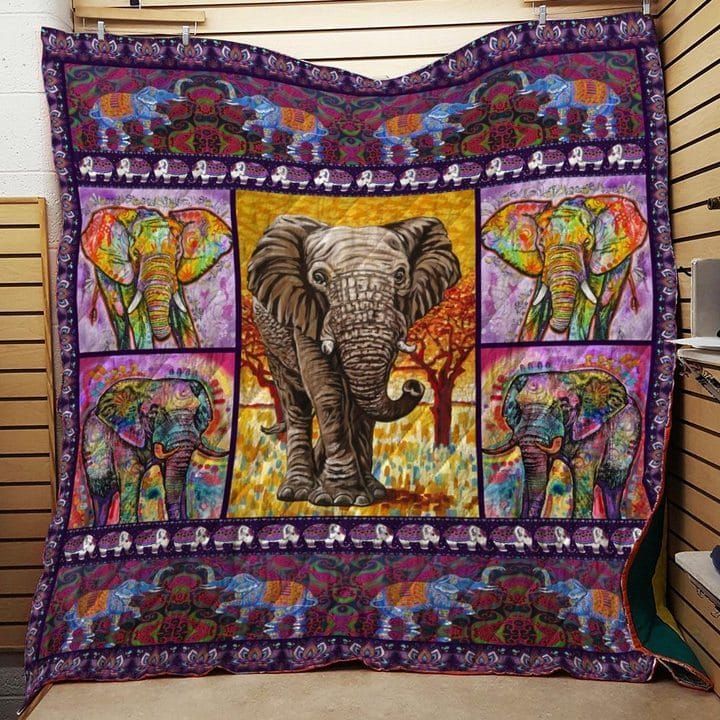 Elephant 01 Elephant 2712 Quilt Blanket Dhc03011109Dd