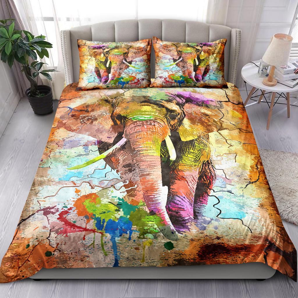 Elephant Art Bedding Set