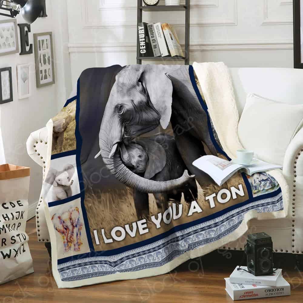 Elephant Baby Fleece Blanket