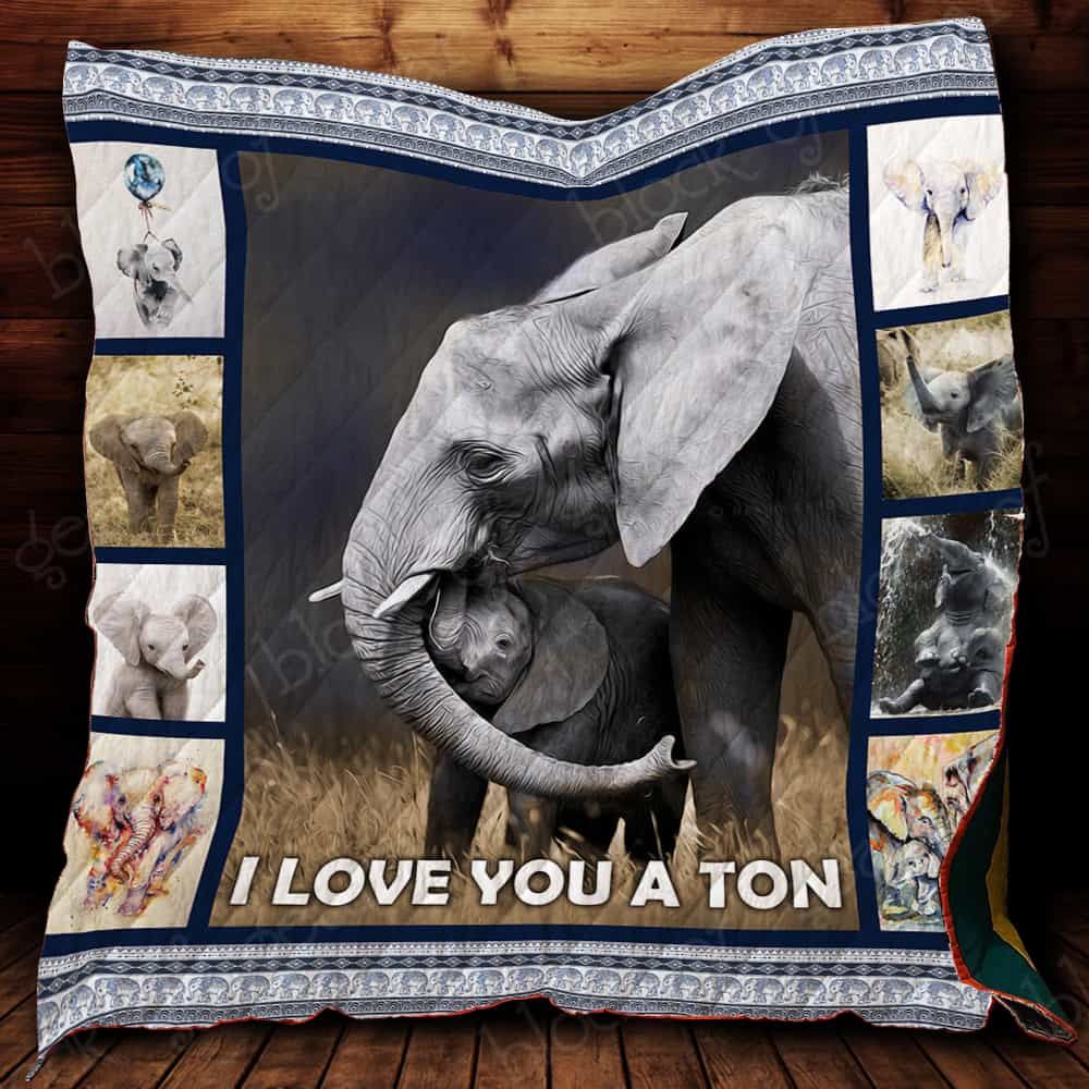 Elephant Baby Quilt P324 Dhc11121777Dd