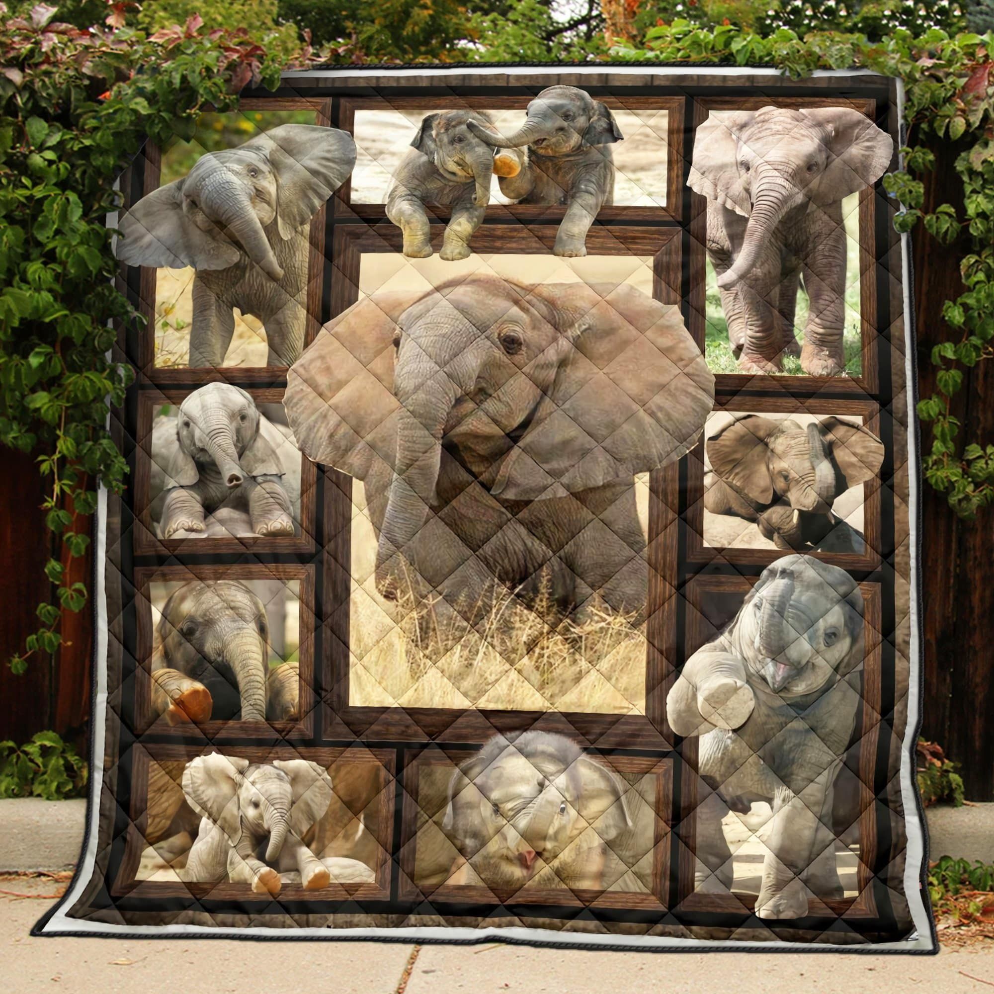Elephant Be Great Quilt Blanket Dhc04011012Dd
