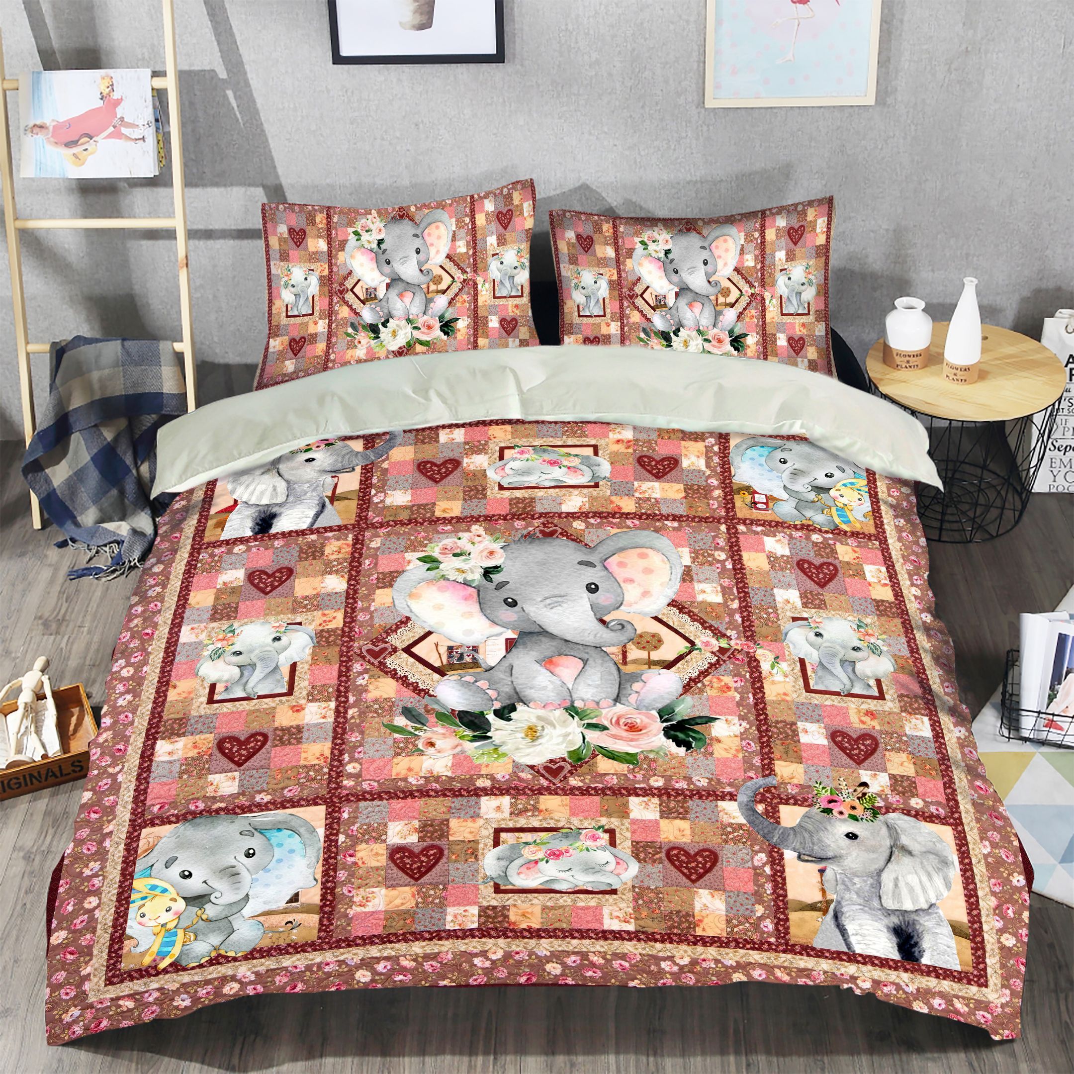 Elephant Bedding Set
