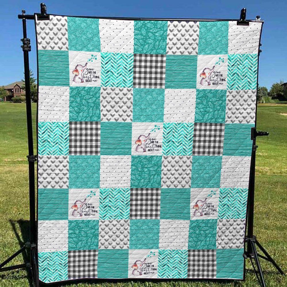 Elephant BI040706B TBG Quilt Blanket