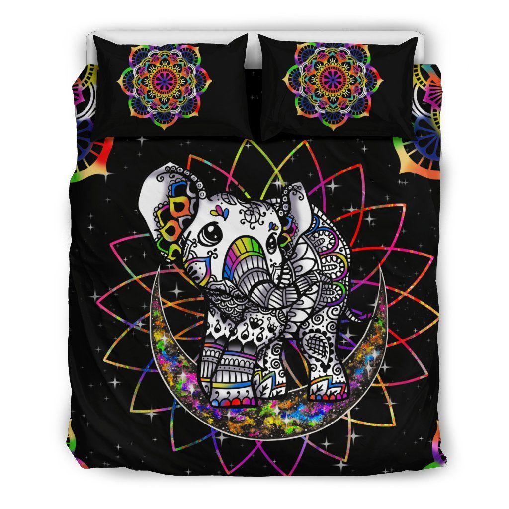 Elephant Bohemian Mandala Bedding Set