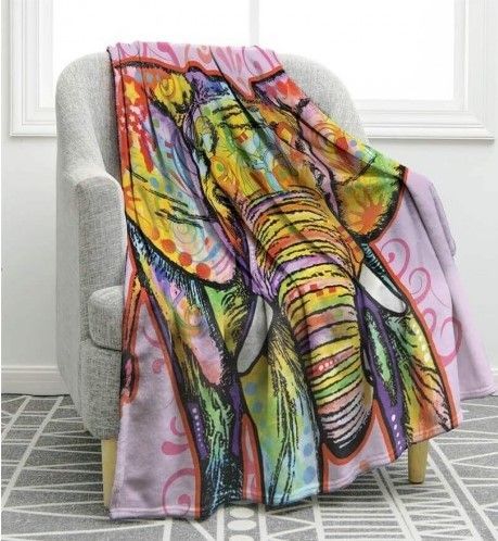 Elephant Sherpa Fleece Blanket