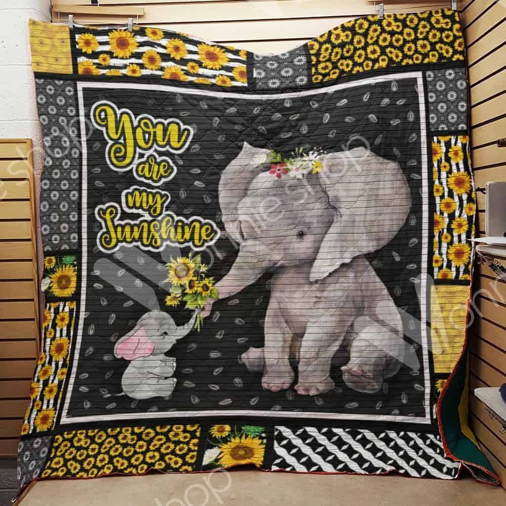 Elephant CLH091049Q Quilt Blanket