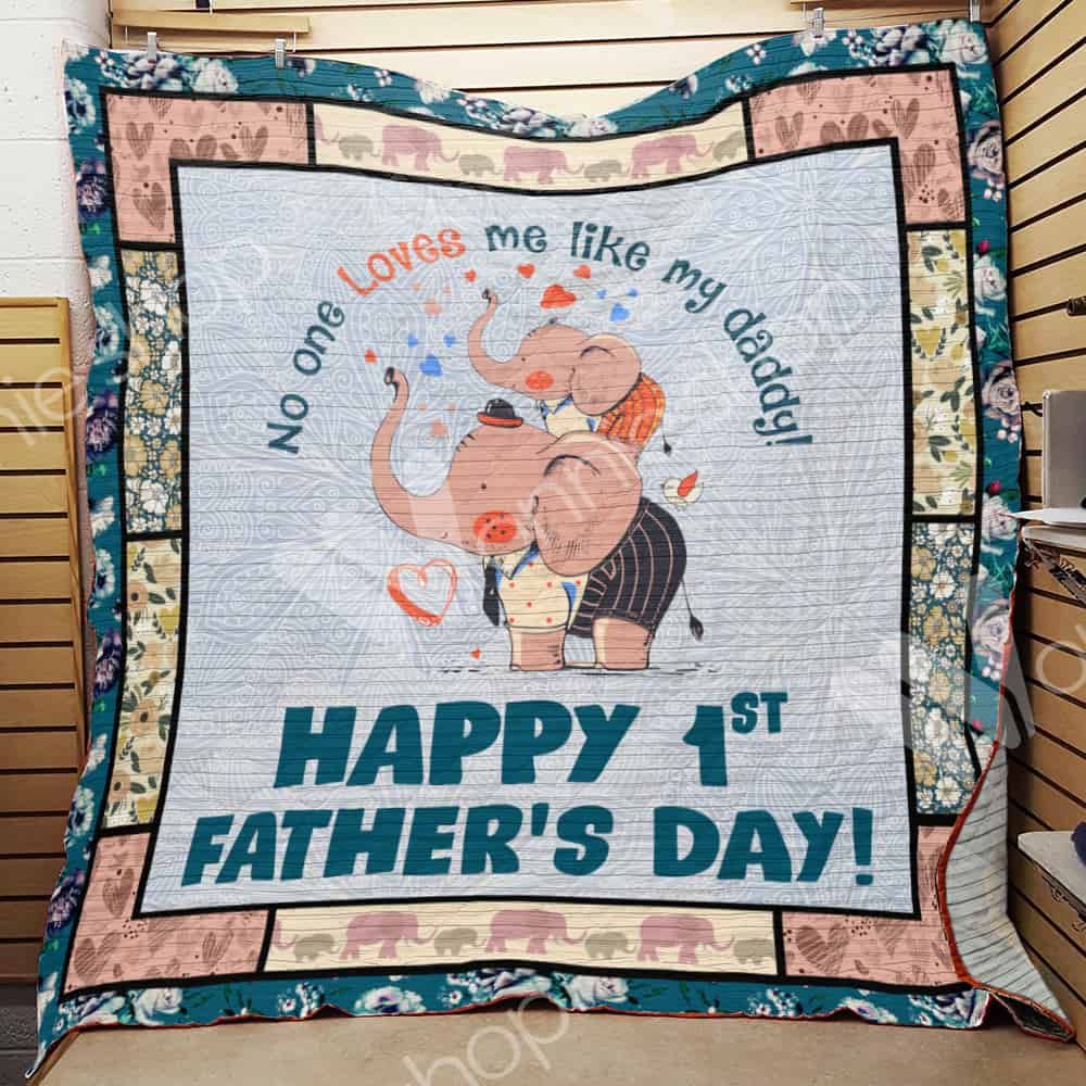 Elephant Dad Quilt Blanket DHC03021426TD