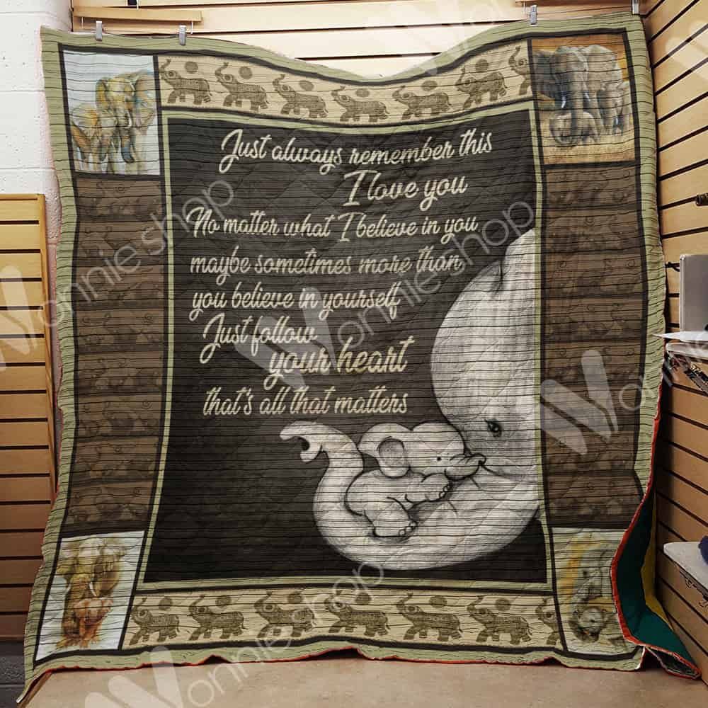 Elephant Dad Quilt Blanket DHC1102474TD