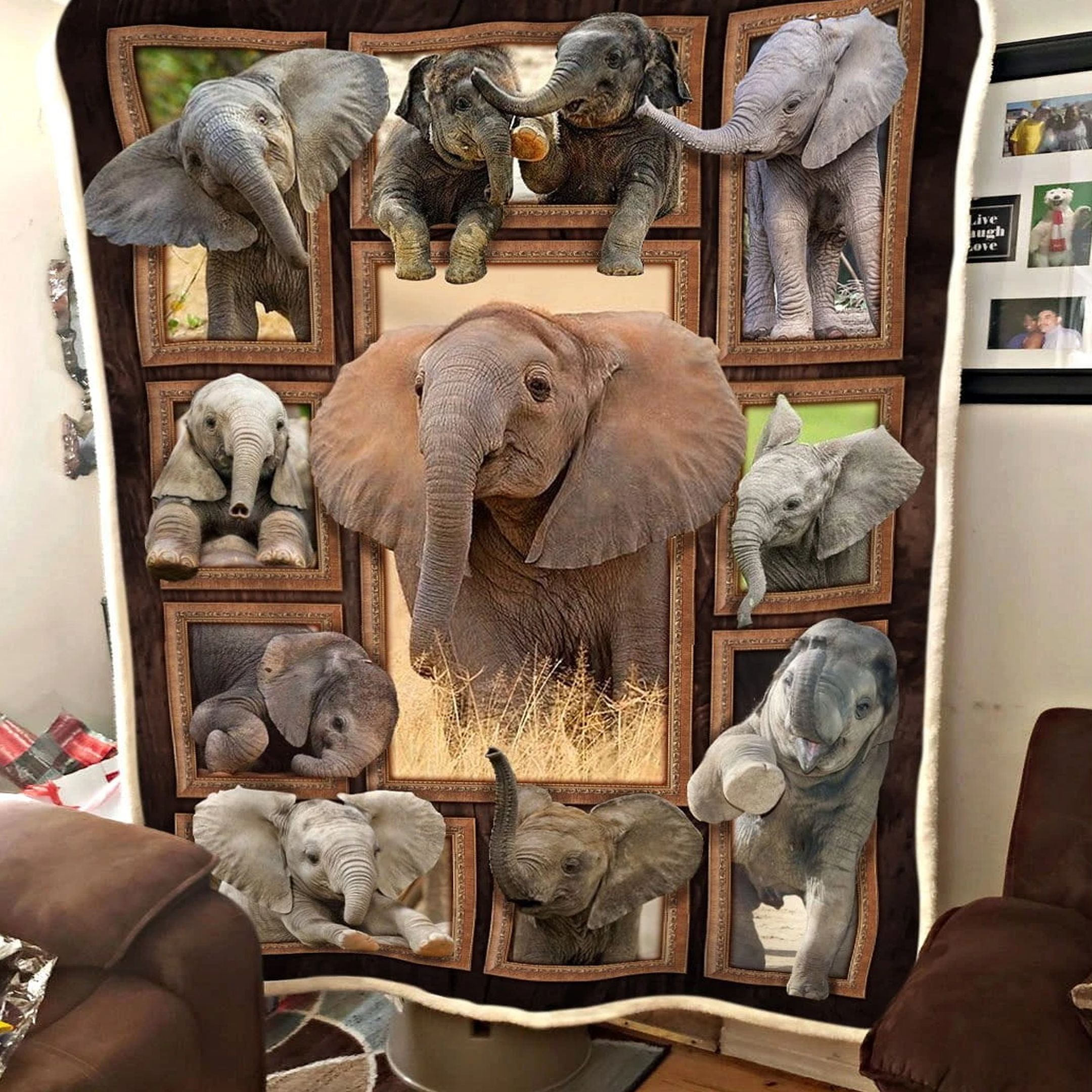 Elephant Fleece Blanket