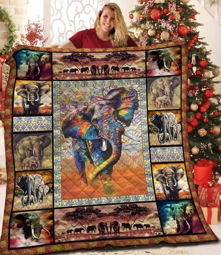 Elephant Everything You Want Quilt Blanket Dhc0401983Dd