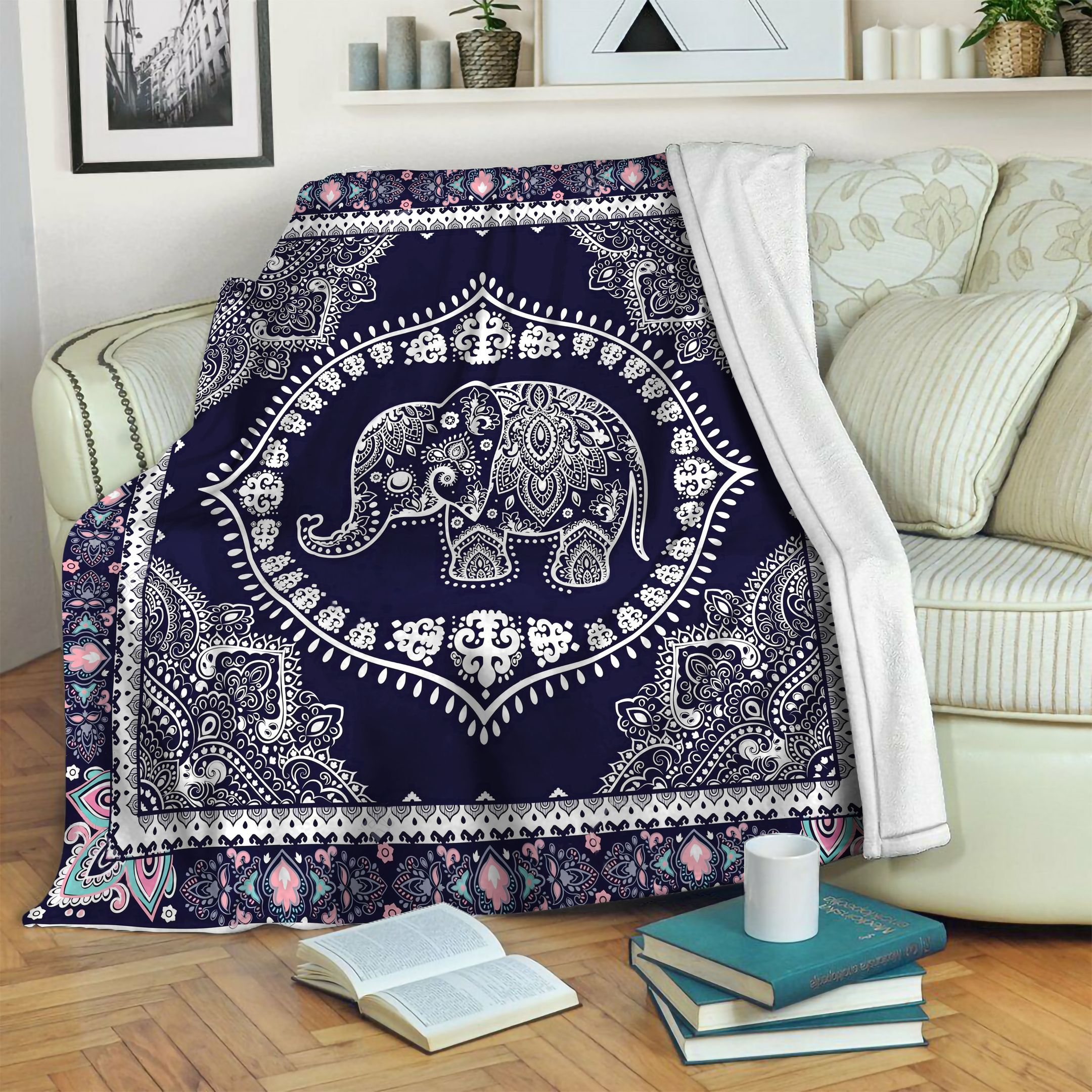 Elephant Fleece Blanket