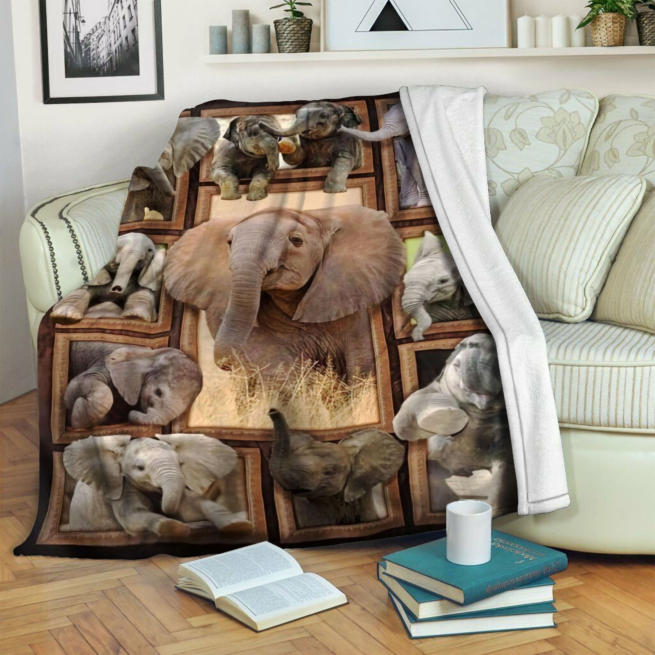Elephant Fleece Blanket
