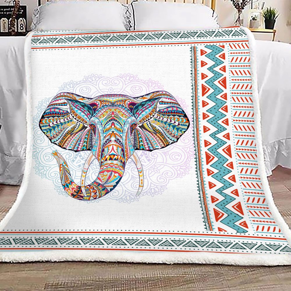 Elephant For Elephant Lovers Fleece Blanket
