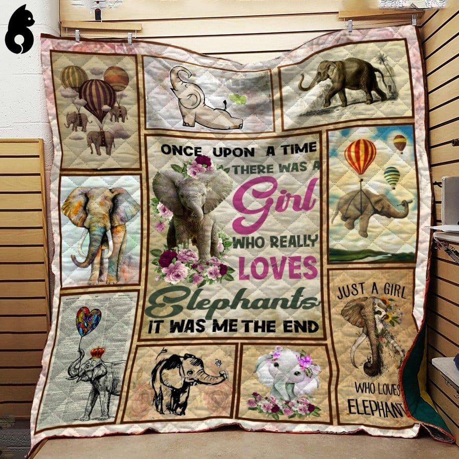 Elephant Girl Love Elephant Quilt Blanket Dhc04011949Dd