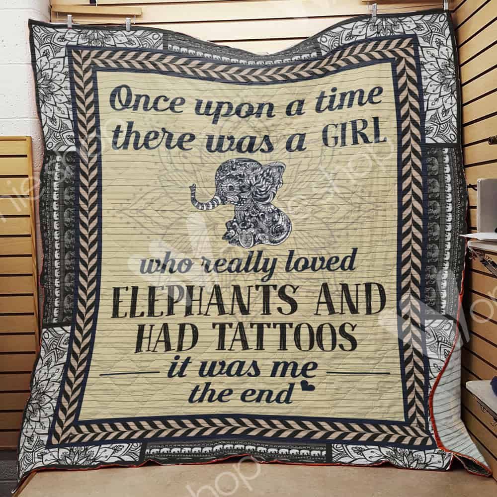 Elephant Girl Quilt Blanket DHC1102393TD