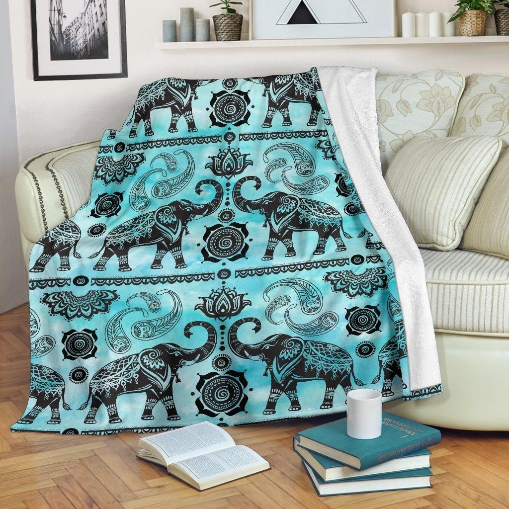 Elephant Good Sherpa Fleece Blanket