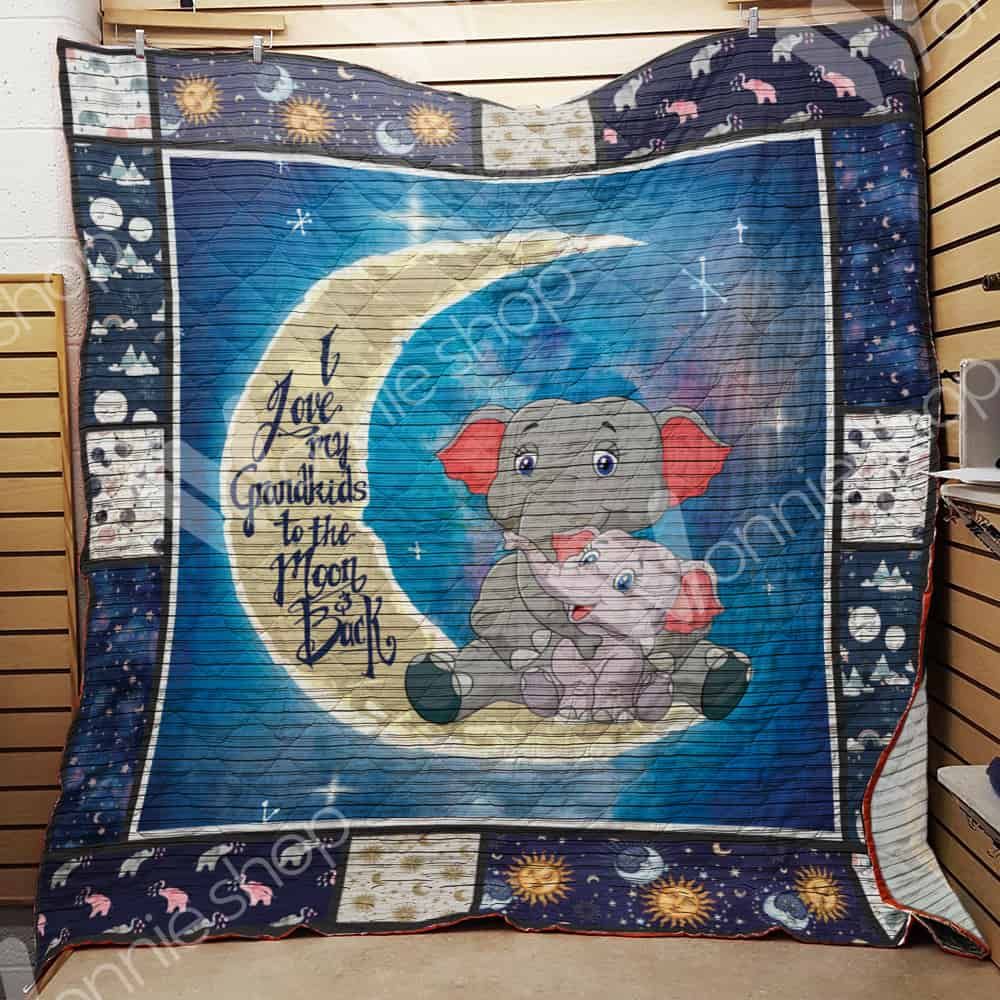 Elephant Grandpa Quilt Blanket DHC1102396TD