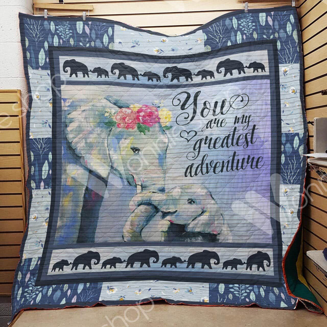 Elephant Greatest Adventure Quilt Blanket Dhc04011992Dd