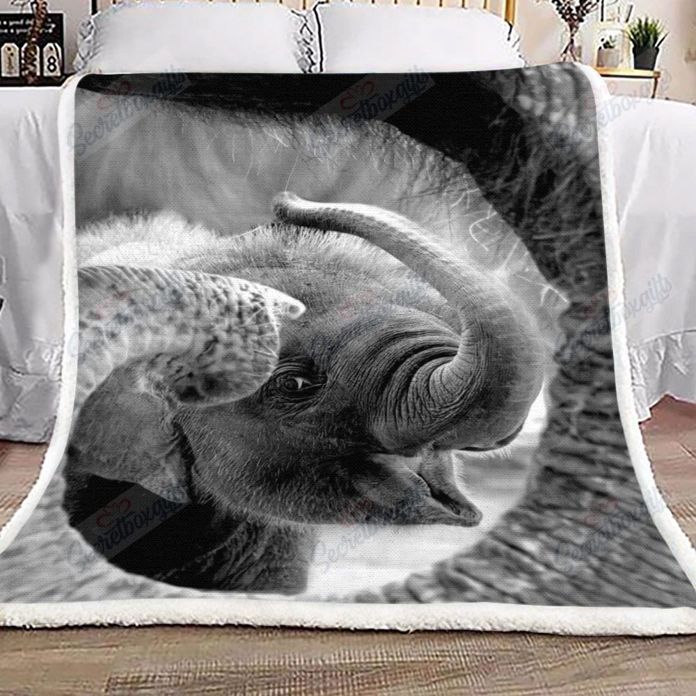 Elephant Fleece Blanket