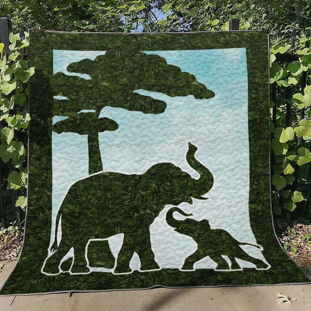 Elephant GS-CL-KC0307 Quilt Blanket