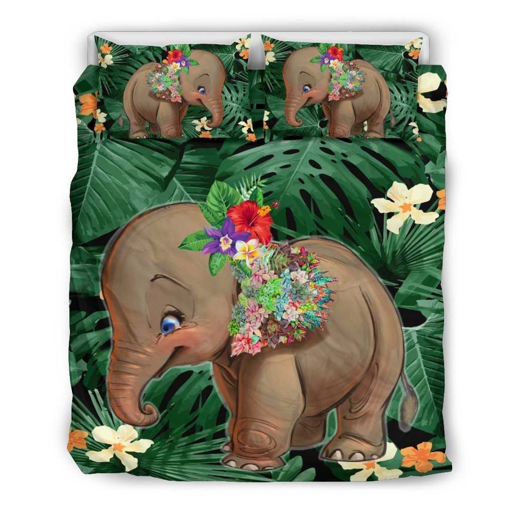 Elephant Hawaii Bedding Set