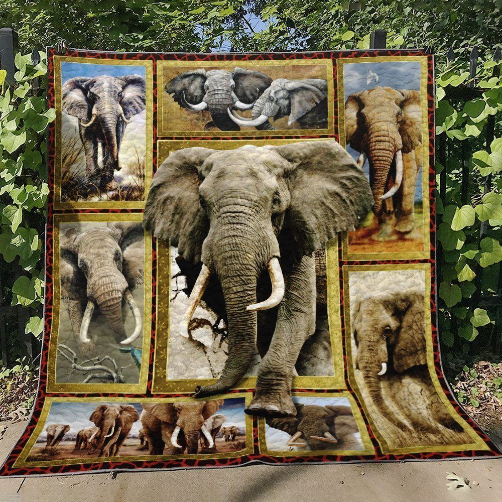 Elephant HM080710 Quilt Blanket