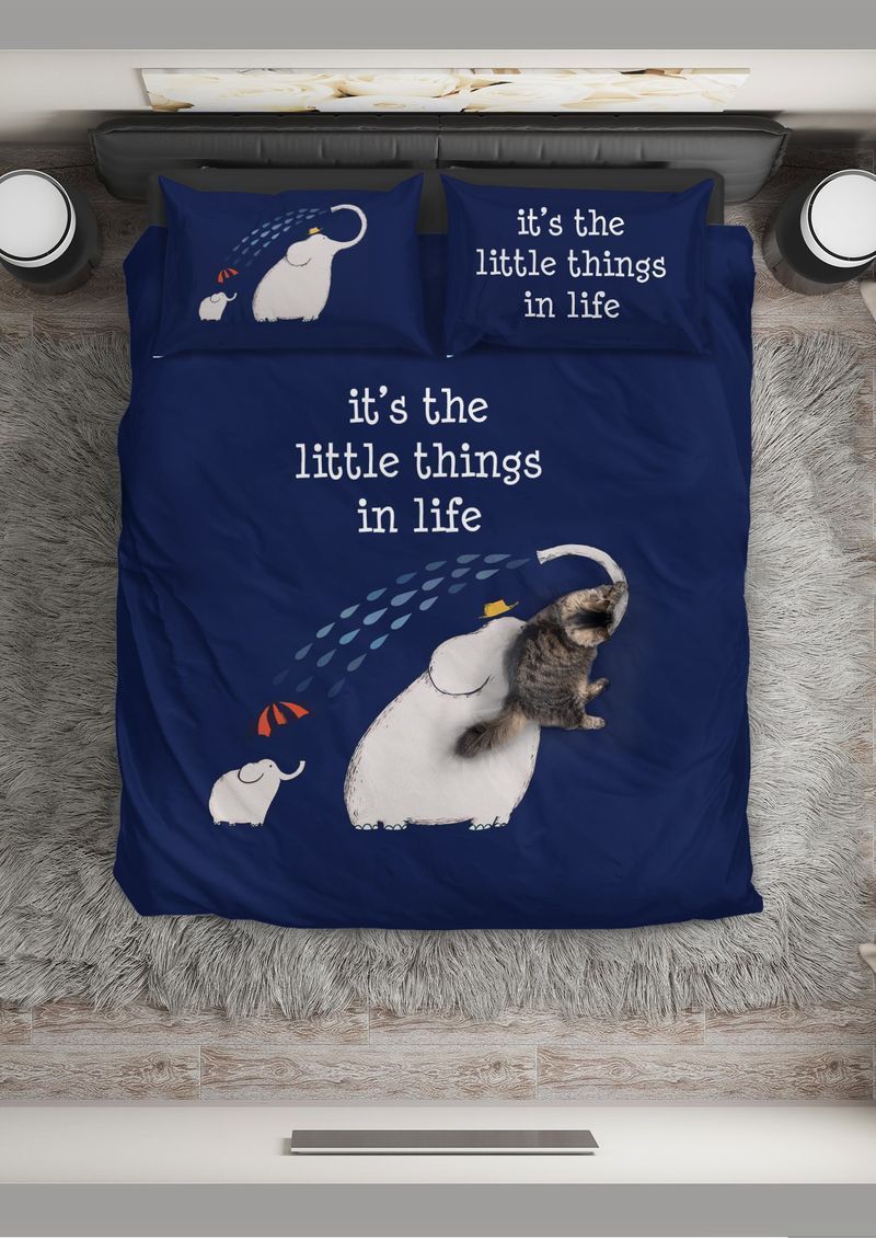 Elephant  Little Things In Life  Bedding Set