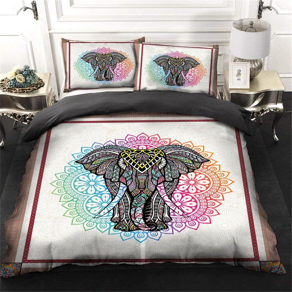 Elephant Mandala Bedding Set
