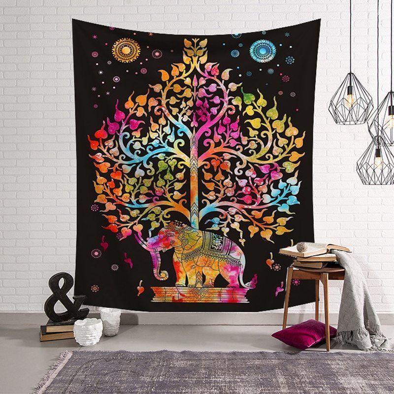 Elephant Mandala CL180907MDT Tapestry