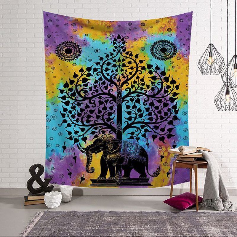 Elephant Mandala CL180909MDT Tapestry
