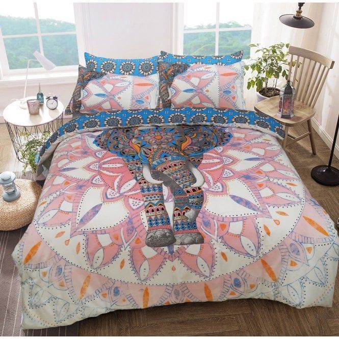 Elephant Mandala Bedding Set