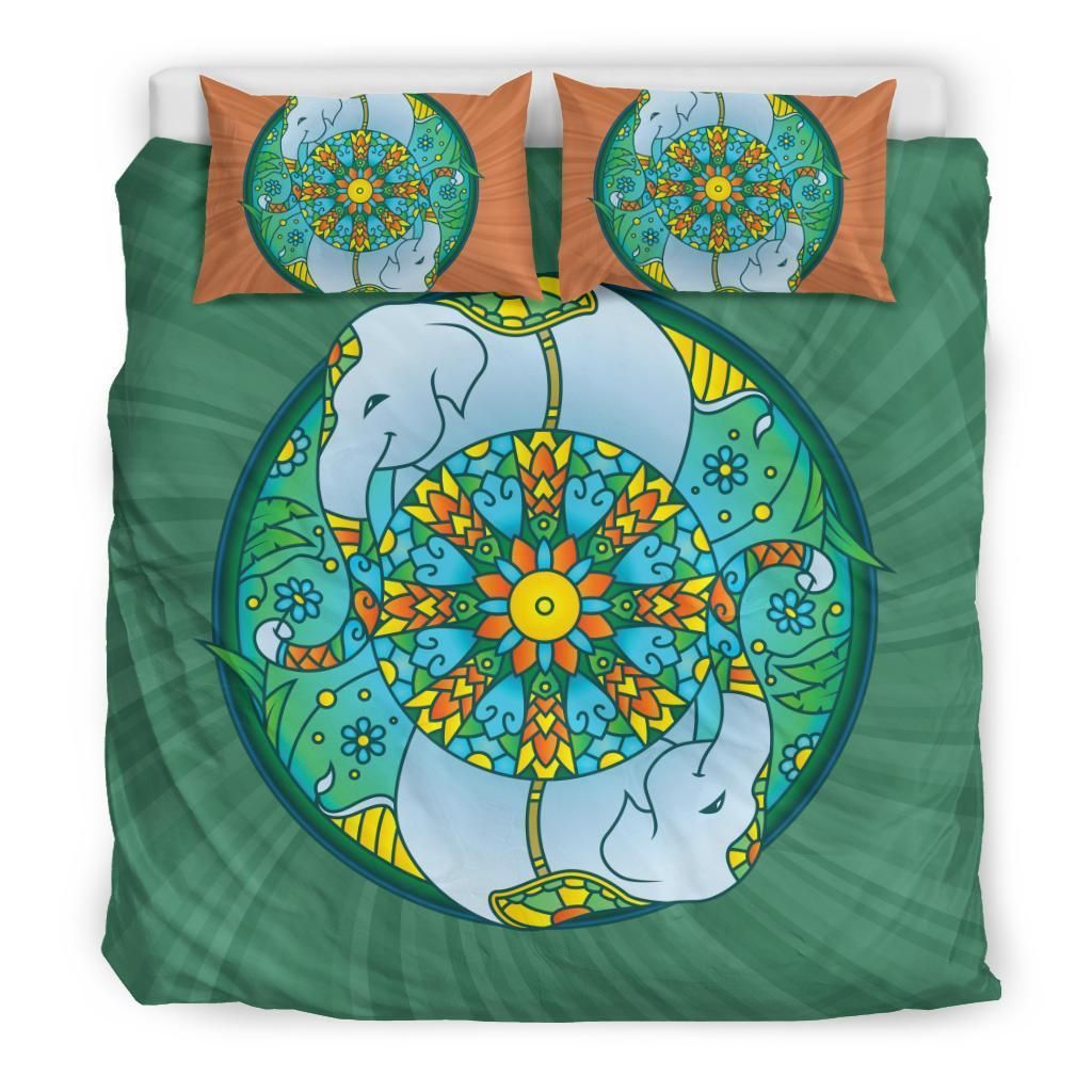 Elephant Mandala Bedding Set