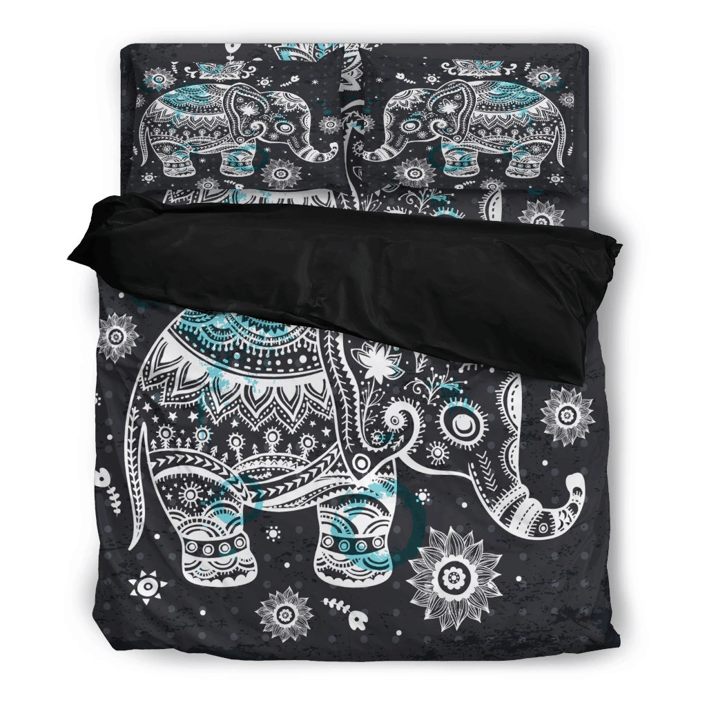 Elephant Mandala Bedding Set