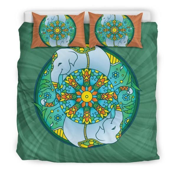Elephant Mandala Bedding Set