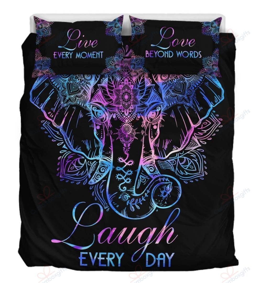Elephant Mandala Color Bedding Set