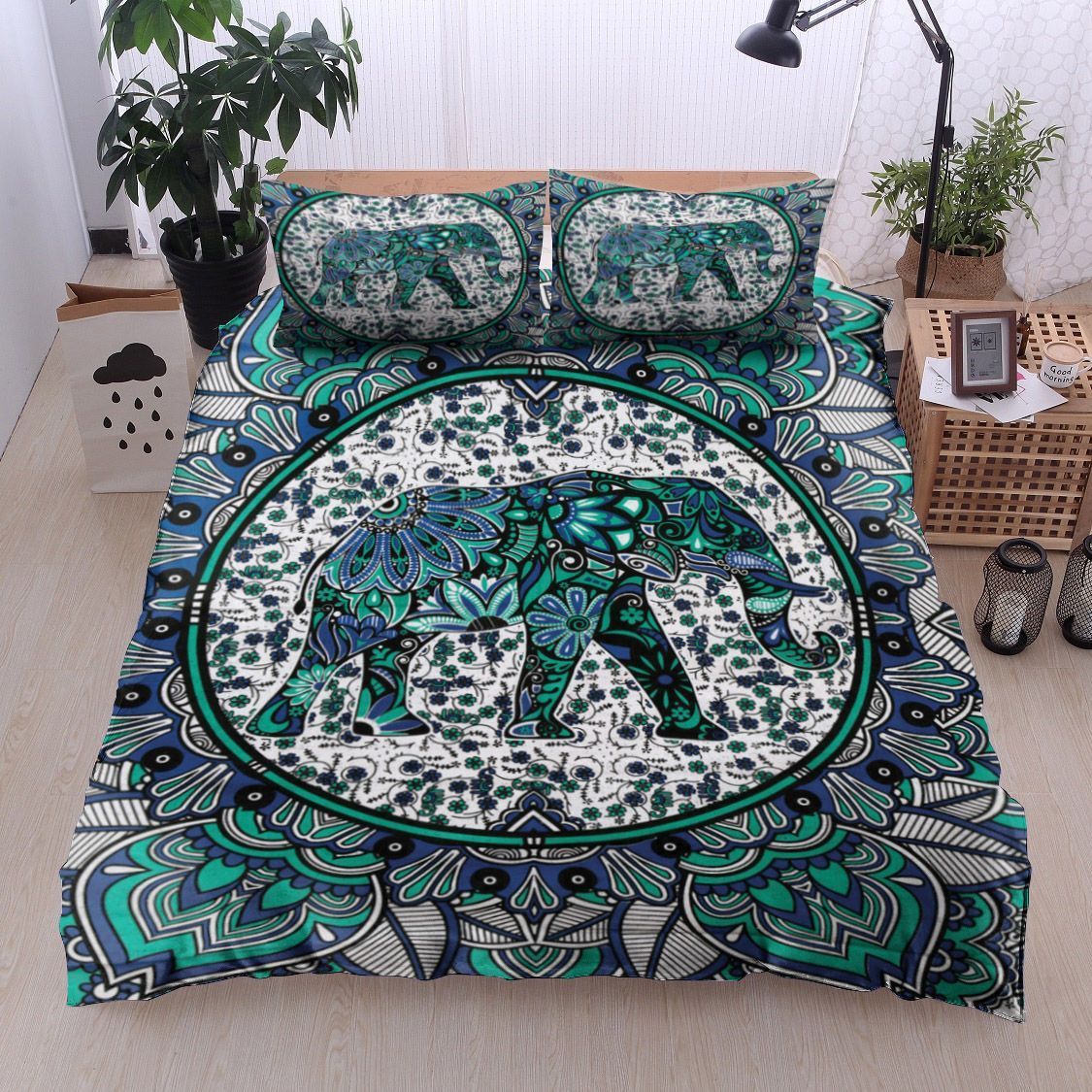 Elephant Mandala Bedding Set