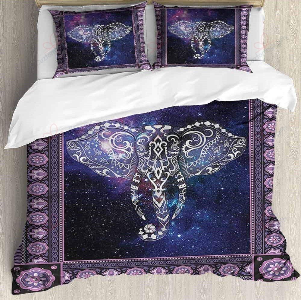 Elephant Mandala Galaxy Bedding Set