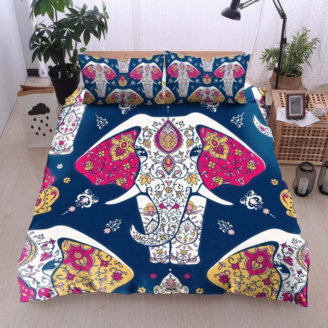 Elephant Mandala Bedding Set
