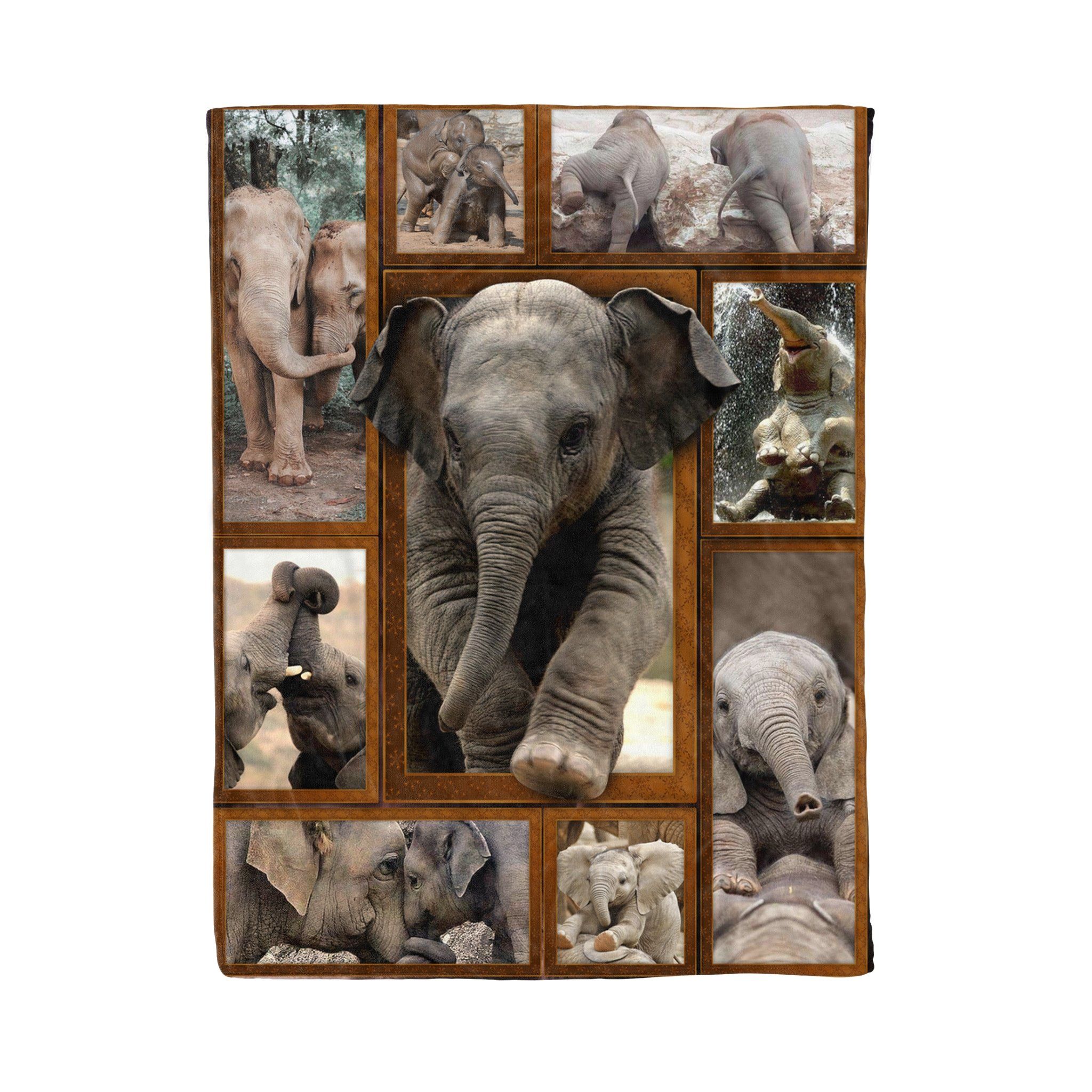Elephant Fleece Blanket